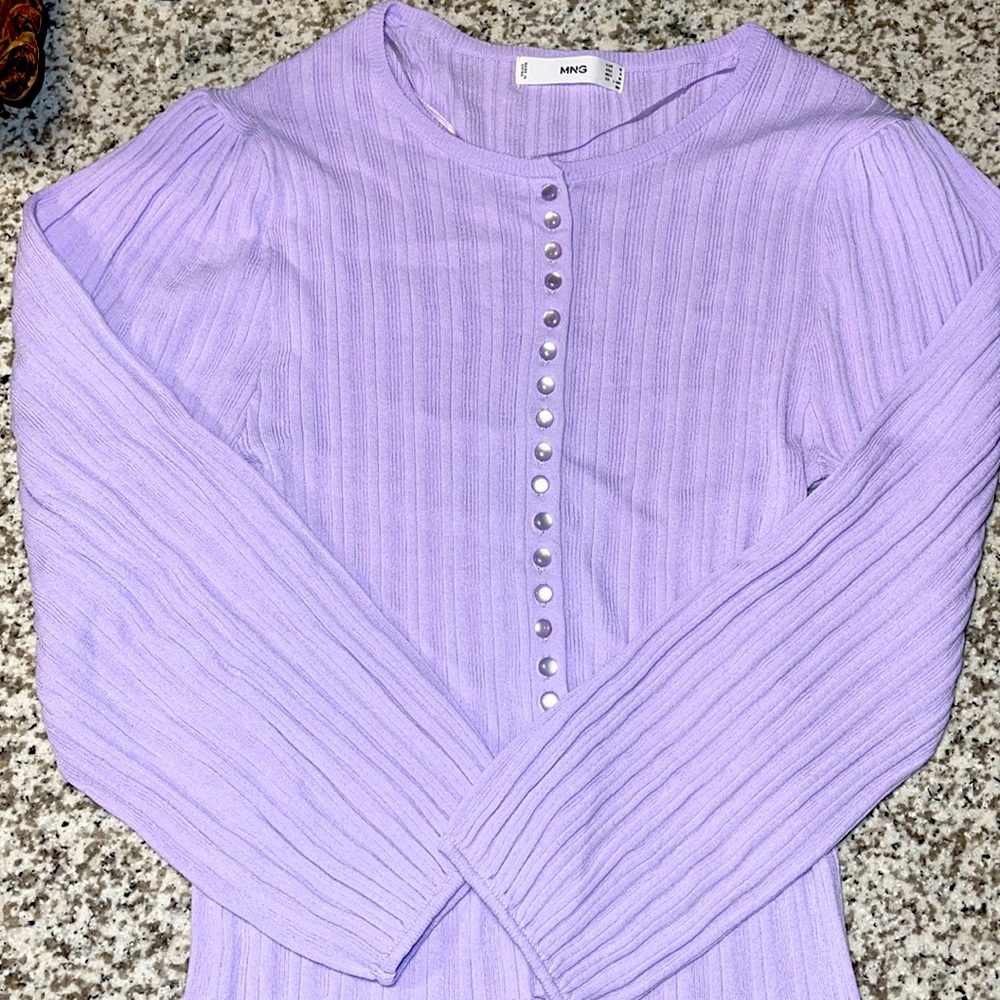 Light Purple Long Sleeve Top